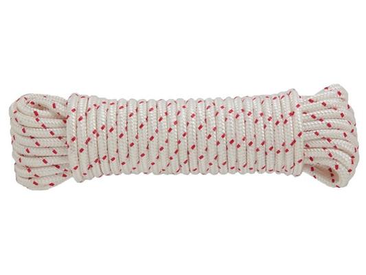 POLYESTER TRESSE AVEC MARQUEUR ROUGE 5MM 20M